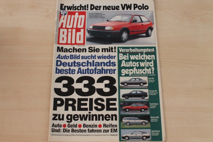 Deckblatt Auto Bild (06/1990)